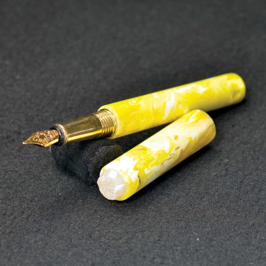 #202- "Lemon Meringue Pie" with Agate